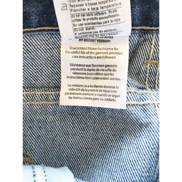 Carhartt Jeans 40 X 30 Flame Resistant 3 HRC Blue Jeans - Picture 5 of 7